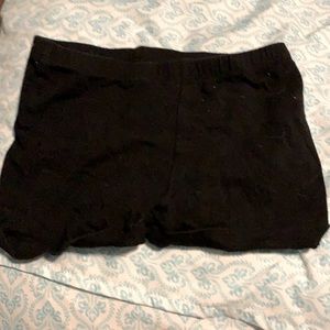 Kids black shorts